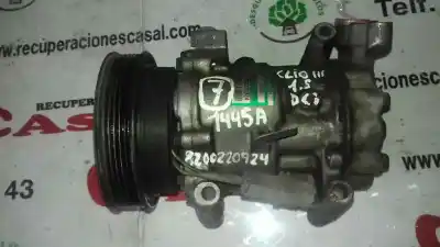 Second-hand car spare part air conditioning compressor for renault clio iii confort dynamique oem iam references 8200220924 sd6v12 1445a