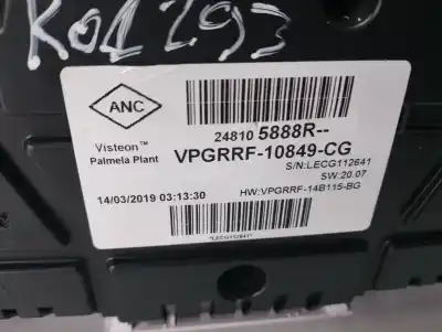 Peça sobressalente para automóvel em segunda mão quadrante por renault clio iv 0.9 referências oem iam 248104696r  14b115bg