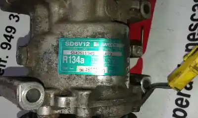 Peça sobressalente para automóvel em segunda mão compressor de ar condicionado a/a a/c por citroen c3 1.4 hdi 16v sx plus referências oem iam 9646273380 sd6v12 1439