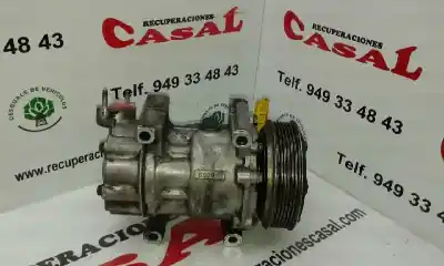 Peça sobressalente para automóvel em segunda mão compressor de ar condicionado a/a a/c por citroen c3 1.4 hdi 16v sx plus referências oem iam 9646273380 sd6v12 1439