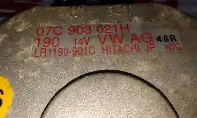 İkinci el araba yedek parçası alternatör için audi a8 (4e2) 6.0 w12 48v cat (bht) oem iam referansları 07c903021h hitachi lr1190901c 190ah