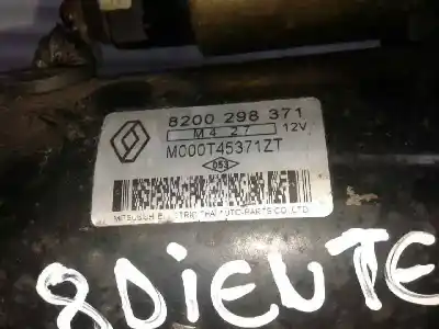 Peça sobressalente para automóvel em segunda mão motor de arranque por renault clio iii exception referências oem iam 8200298371  m000t45371zt