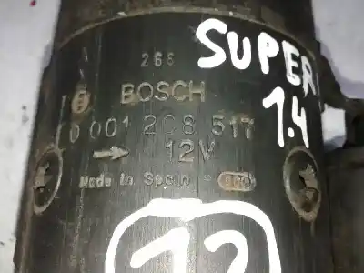 Second-hand car spare part starter motor for renault 9 1.4 gtl avenue oem iam references 0001208517  