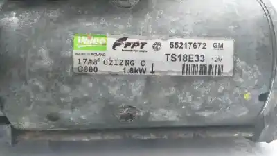 Peça sobressalente para automóvel em segunda mão motor de arranque por opel corsa d cosmo referências oem iam 55217672 17a80z12ngc ts18e33