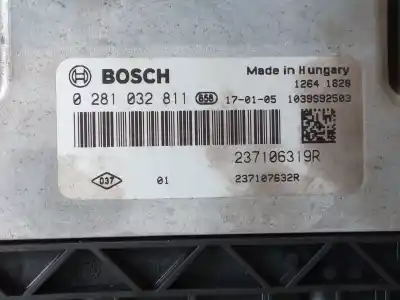 Peça sobressalente para automóvel em segunda mão centralina de motor uce por dacia sandero laureate referências oem iam 0281032811  237106319r
