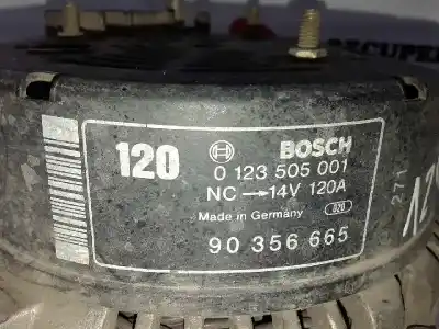 Second-hand car spare part alternator for opel calibra básico oem iam references 0123505001  