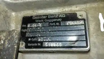 Pièce détachée automobile d'occasion boîte de vitesses pour mercedes-benz atego 4-cilindros 4x2/bm 970/2/5/6 1217 (4x2) om 904 la l (largo) références oem iam g606  