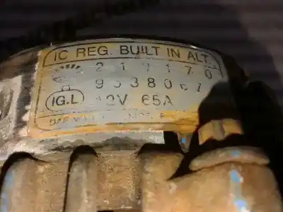 Peça sobressalente para automóvel em segunda mão alternador por daewoo matiz 0.8 cat referências oem iam 219170  