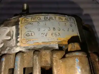 Peça sobressalente para automóvel em segunda mão alternador por daewoo matiz 0.8 cat referências oem iam 219170  