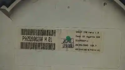 Peça sobressalente para automóvel em segunda mão quadrante por citroen c3 1.4 hdi exclusive referências oem iam 9652008280  