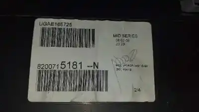 Peça sobressalente para automóvel em segunda mão quadrante por renault clio iii imusic confort dynamique referências oem iam 8200715181n  