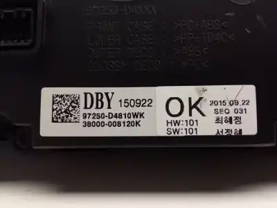 Peça sobressalente para automóvel em segunda mão comando de sofagem (chauffage / ar condicionado)  por kia optima concept referências oem iam 97250d4810  