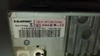 Second-hand car spare part audio system / radio cd for citroen c3 picasso seduction oem iam references 9665918977  