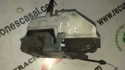 Peça sobressalente para automóvel em segunda mão fechadura da porta dianteira direita por citroen c2 furio referências oem iam 52187780  
