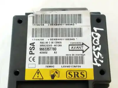 Second-hand car spare part airbag kit for citroen c2 vts oem iam references 6546e3 216 y4 4112hh