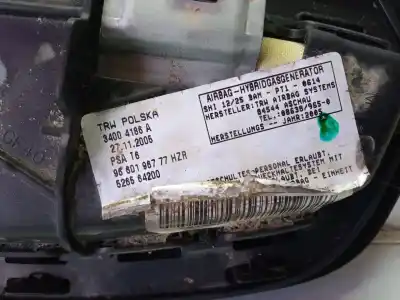 Gebrauchtes Autoersatzteil seitenairbag vorne links zum peugeot 307 (s1) xt oem-iam-referenzen 9660196777  34004186a