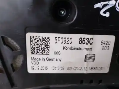 Автозапчастина б/у панель інструментів для seat leon st (5f8) style посилання на oem iam 5f0920740e  5f0920730d
