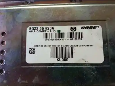 Peça sobressalente para automóvel em segunda mão sistema de áudio / rádio cd por mazda cx-7 (er) active referências oem iam eg2366920a  296702002006131