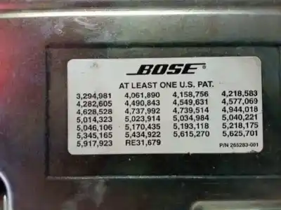 Peça sobressalente para automóvel em segunda mão sistema de áudio / rádio cd por mazda cx-7 (er) active referências oem iam eg2366920a  296702002006131