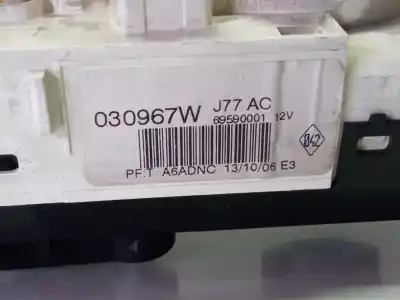 Peça sobressalente para automóvel em segunda mão comando de sofagem (chauffage / ar condicionado)  por renault clio iii 1.5 dci diesel referências oem iam 69597003  030967w