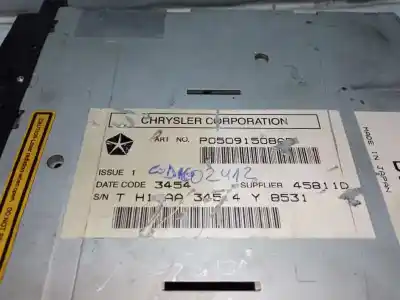 Peça sobressalente para automóvel em segunda mão sistema de áudio / rádio cd por chrysler 300 c 3.0 crd executive referências oem iam p05091508  