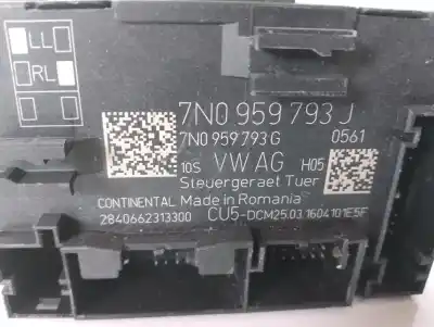 Peça sobressalente para automóvel em segunda mão módulo eletrônico por seat alhambra (711) 1.4 16v tsi referências oem iam 7n0959793jz03  7n0959793j