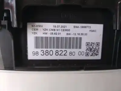 Автозапчастина б/у панель інструментів для toyota proace l1h1 furgón active посилання на oem iam 9830952080  9838082280