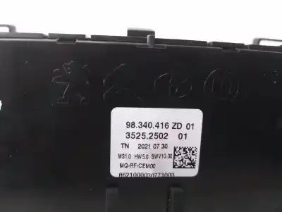 Автозапчастина б/у контроль опалення / кондиціонації для toyota proace l1h1 furgón active посилання на oem iam 98340416zd  3525250201