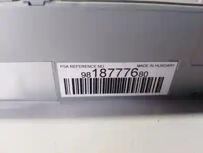 Автозапчастина б/у аудіо система / радіо cd для toyota proace l1h1 furgón active посилання на oem iam 9818777680  