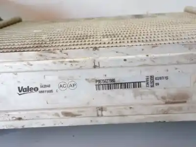 Second-hand car spare part intercooler for citroen c4 picasso ii 1.2 thp 130 oem iam references 9675627980 mm11495c p9675627980
