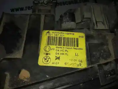 Peça sobressalente para automóvel em segunda mão farol / farolim esquerdo por bmw serie 3 compact (e46) 318td referências oem iam 0301187201  