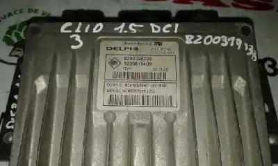 Peça sobressalente para automóvel em segunda mão centralina de motor uce por renault clio iii luxe privilege referências oem iam 8200399038  8200619409