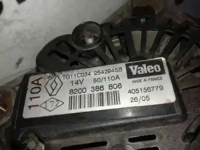 Peça sobressalente para automóvel em segunda mão alternador por nissan note (e11e) tekna referências oem iam 8200386806 tg11c034 2542945b