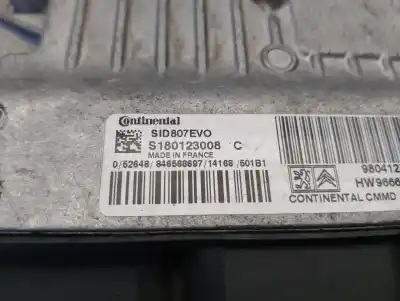 Peça sobressalente para automóvel em segunda mão centralina de motor uce por citroen c4 picasso attraction referências oem iam 1610104480  9804127280