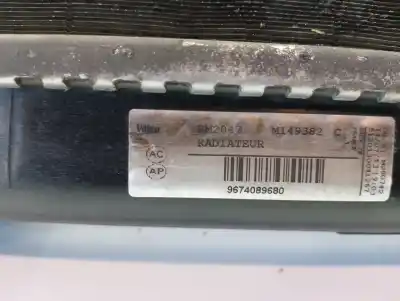 Автозапчастина б/у водяний радіатор для citroen c4 lim. tonic посилання на oem iam 1330y5  9674089680