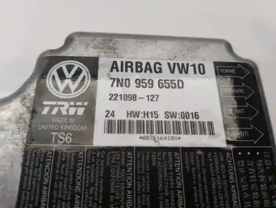 Автозапчасти б/у комплект подушки безопасности за seat alhambra (711) 1.4 16v tsi ссылки oem iam 7n0959655d110 5k0953569al 7n0880204c