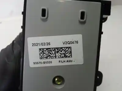 Second-hand car spare part left front power window switch for kia niro i (de) 1.6 gdi hybrid oem iam references 93570g5320 4c74811000 93570g5320
