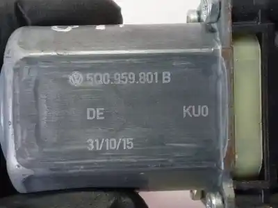 Second-hand car spare part left front window motor for seat leon sc (5f5) i-tech ecomotive oem iam references 5q0959801b s850202099 0130822717
