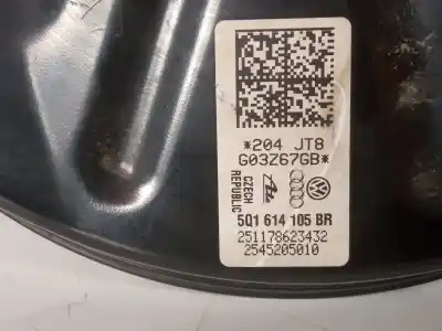 Second-hand car spare part brake servo for seat leon (5f1) emoción oem iam references 5q1614106a  5q1614105br