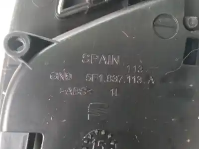 Автозапчасти б/у левая передняя внутренняя ручка за seat leon (5f1) emoción ссылки oem iam 5f1837113a  5f1962125