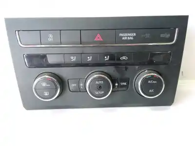 Second-hand car spare part heating / air conditioning control panel for seat leon sc (5f5) i-tech ecomotive oem iam references 5f0907044m