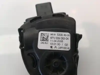 Second-hand car spare part accelerator pedal for citroen c2 vts oem iam references 1601w8  9681530580