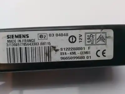 Second-hand car spare part electronic module for citroen c2 vts oem iam references 9665099680  