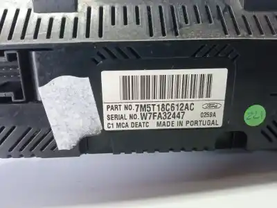 Peça sobressalente para automóvel em segunda mão comando de sofagem (chauffage / ar condicionado)  por ford focus cabrio (ca5) titanium referências oem iam 1698890  7m5t18c612ac