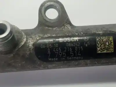 Pièce détachée automobile d'occasion rampe d'injecteur pour bmw x3 (e83) 2.0 16v diesel cat références oem iam 445216015 281002497 281002738