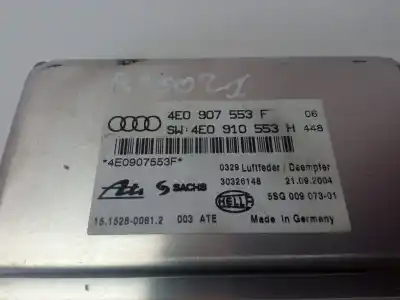Second-hand car spare part suspension control unit for audi a8 (4e2) 6.0 quattro oem iam references 4e0910553h  4e0907553f