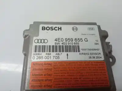 Автозапчасти б/у блок управления подушками безопасности за audi a8 (4e2) 6.0 quattro ссылки oem iam 4e0959655g  
