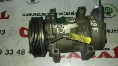 Peça sobressalente para automóvel em segunda mão compressor de ar condicionado a/a a/c por citroen c3 1.4 hdi exclusive referências oem iam 1438f  sd6v12