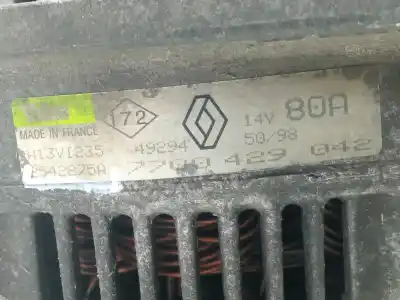 Pezzo di ricambio per auto di seconda mano alternatore per renault clio ii fase i (b/cbo) * riferimenti oem iam 7700429042  2542275a