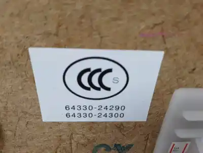 Peça sobressalente para automóvel em segunda mão chapeleira por lexus rc 300h referências oem iam 6433024290c0  6433024300